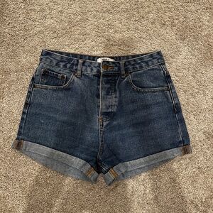 Forever 21 Dark Blue Jean Shorts